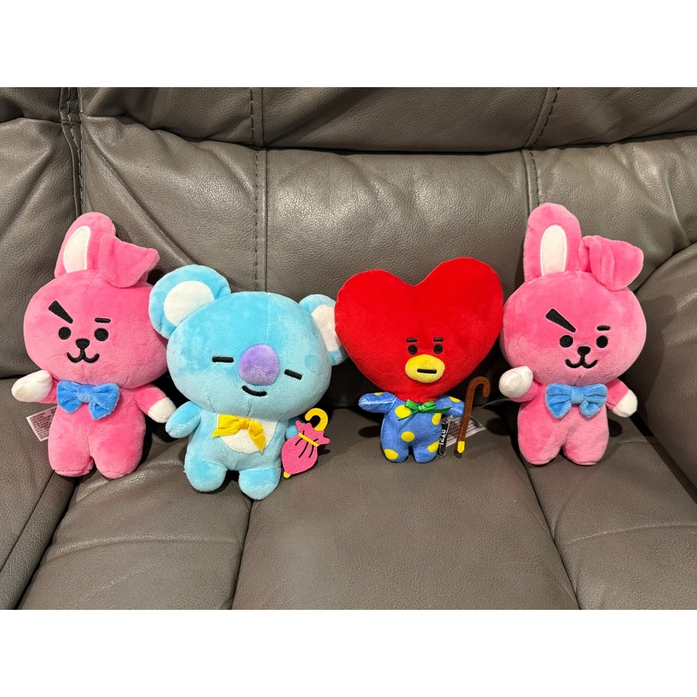 BT21 Plush Doll Collection Tata Koya‎ Cooky Chimmy Stuffed Animal Set